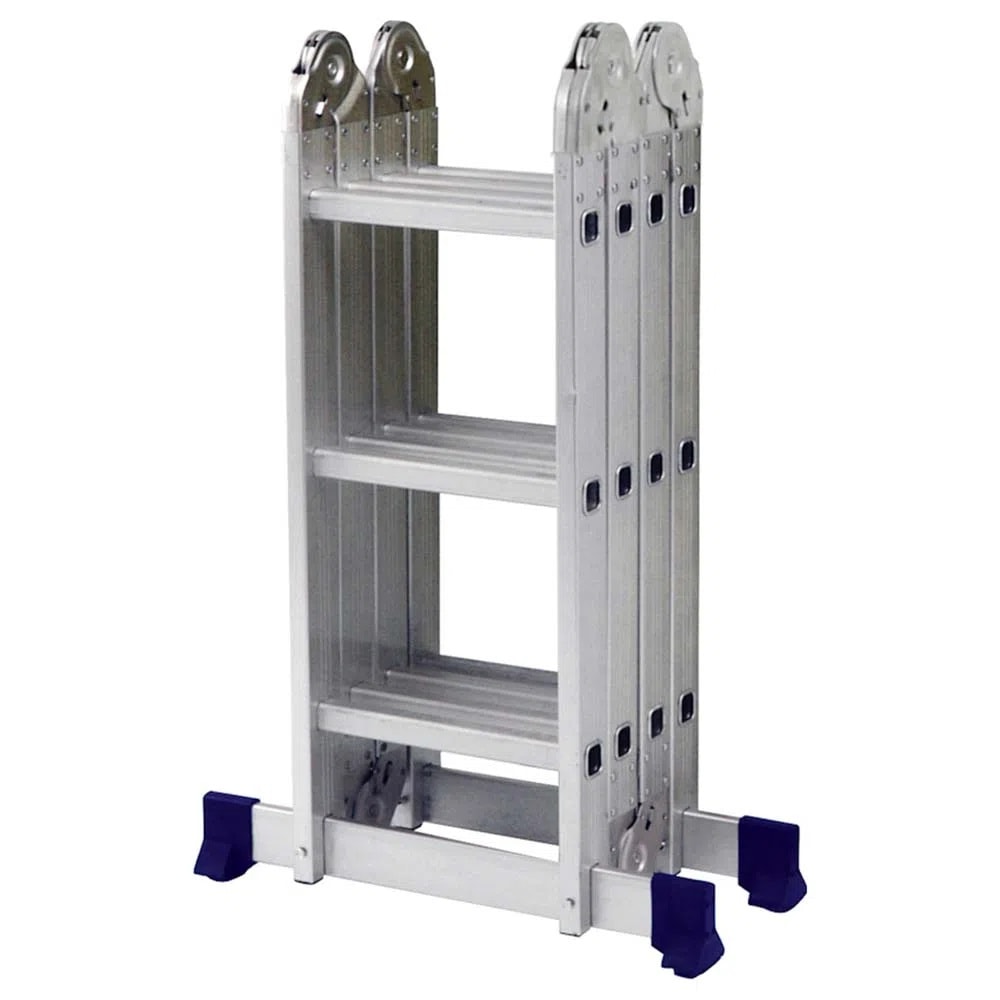 Escada de Alumínio Multifuncional Mor 12 Degraus 3,36M - 005131