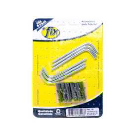 Escape +Fix Zinco Bucha Nº6 6 Peças - R.08