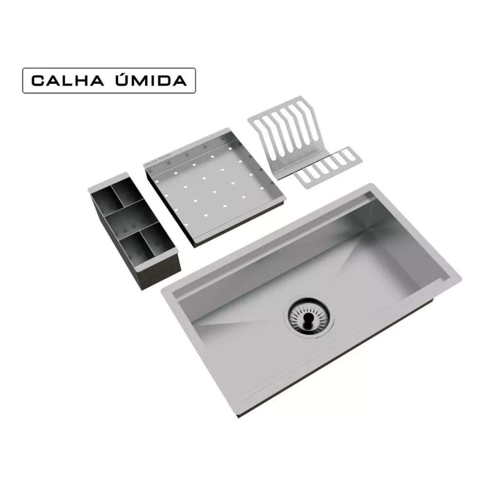 Escorredor Calha Úmida Basic 3 Módulos Scoth Brite - 3785