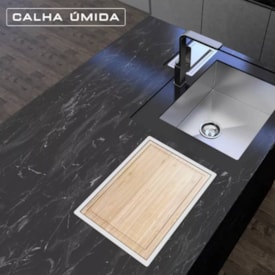 Escorredor Calha Úmida Quadratta Pratic Com Tábua - 3320