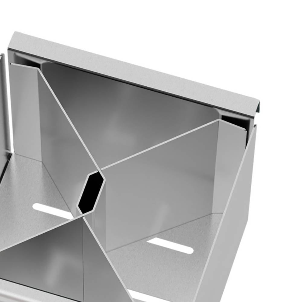 Escorredor Porta Talheres de Aço Inox Tramontina Flush 15cm - 94534124