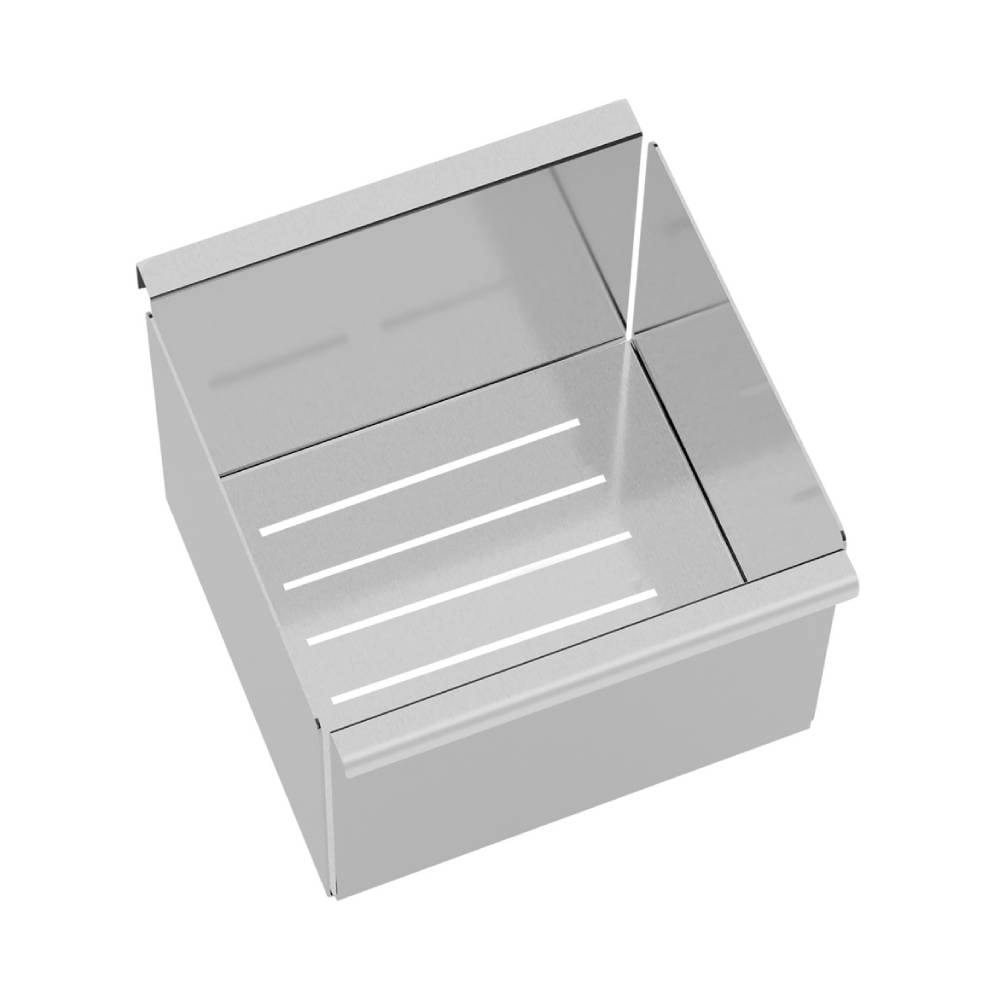 Escorredor Profundo de Aço Inox Tramontina Acetinado para Canal Organizador 15cm - 94534120