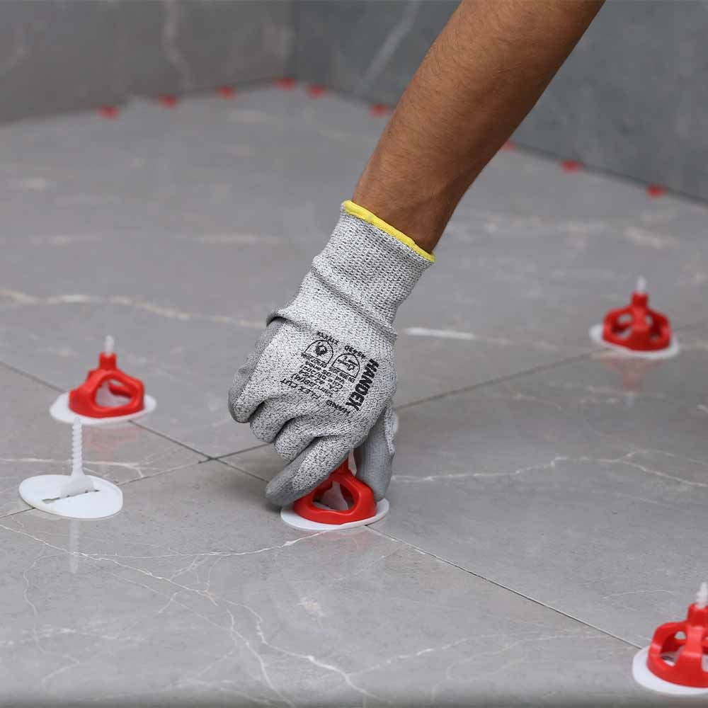 Espaçador de Nível Easy Spin Branco Cortag 2,0mm Pacote Com 50 Peças - 62604