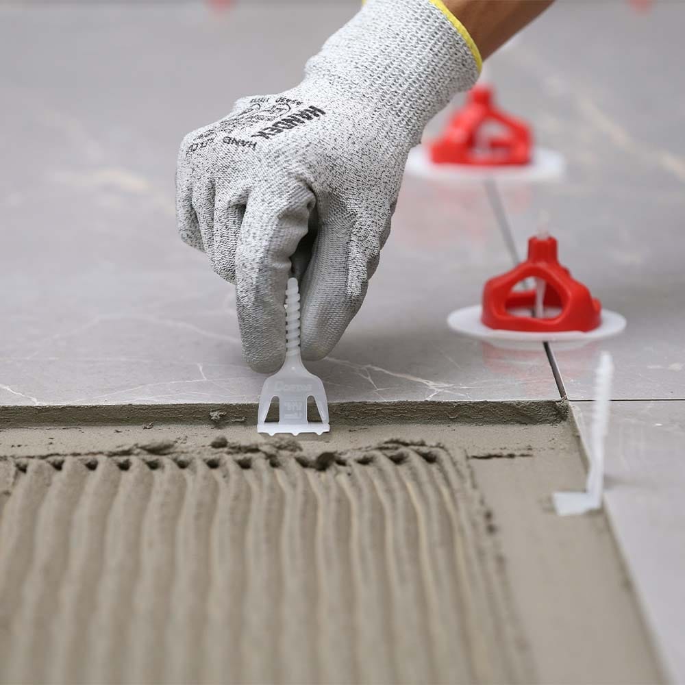 Espaçador de Nível Easy Spin Branco Cortag 2,0mm Pacote Com 50 Peças - 62604