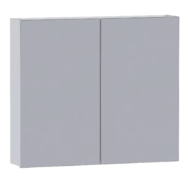 Espelheira para Banheiro 2 Portas em Aço 800 Cozimax Branco - 103852