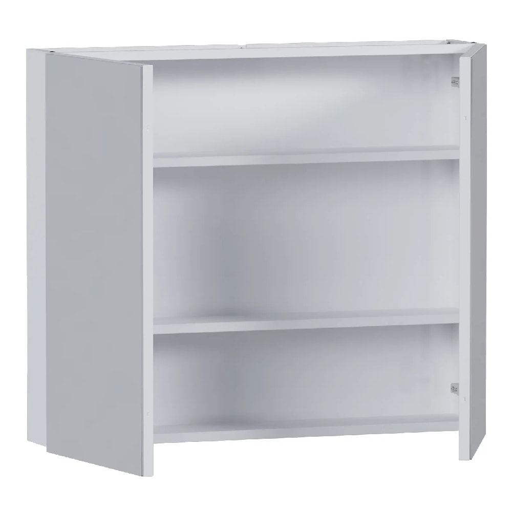 Espelheira para Banheiro 2 Portas em Aço 800 Cozimax Branco - 103852