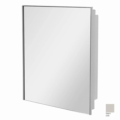 Espelheira para Banheiro Astra Versatil 35x30cm Cinza - A41CZ2