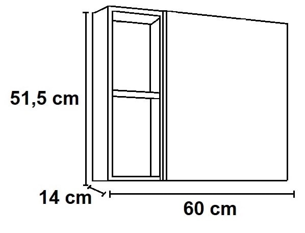 Espelheira para Banheiro em Aço Cozimax Ameixa Cinza - 101220