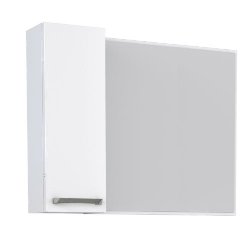 Espelheira para Banheiro em Aço Cozimax Damasco 54cm Branco - 100224
