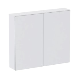 Espelheira para Banheiro em MDF Cozimax 800 2 Portas Branco - 103856