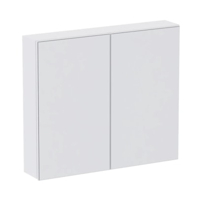 Espelheira para Banheiro em MDF Cozimax 800 2 Portas Branco - 103856