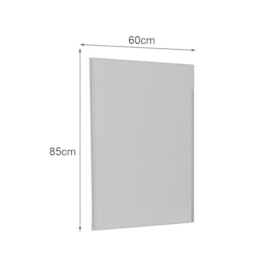 Espelheira para Banheiro em MDF Cozimax Arati 60x85cm Branco - 89684