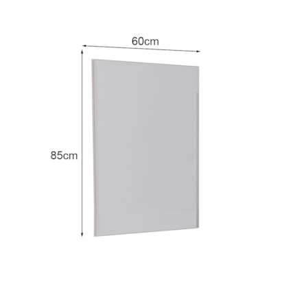 Espelheira para Banheiro em MDF Cozimax Arati 60x85cm Branco - 89684