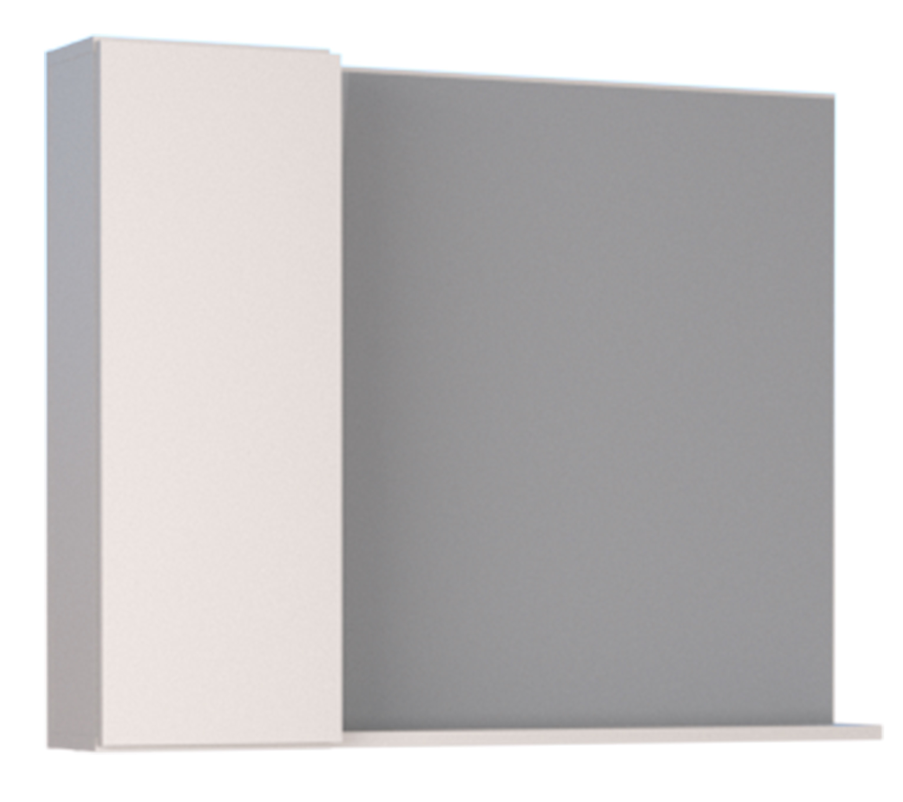 Espelheira para Banheiro em MDF Cozimax Armarinho 71cm Nude - 101273