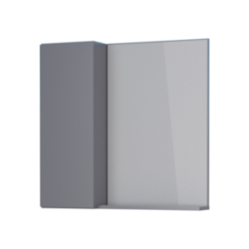 Espelheira para Banheiro em MDF Cozimax Armarinho Cinza - 101368