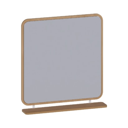 Espelheira para Banheiro em MDF Cristal Cozimax 60cm Jequitibá - 103868