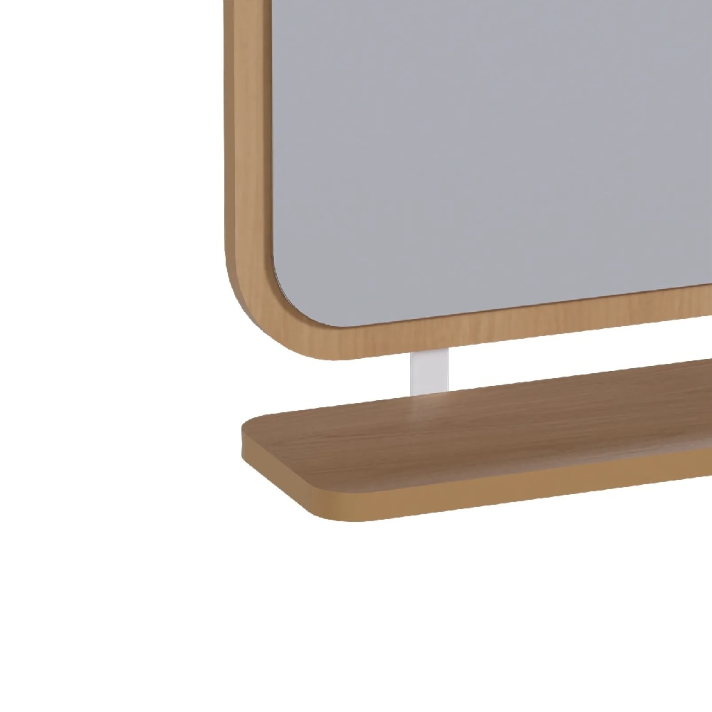 Espelheira para Banheiro em MDF Cristal Cozimax 60cm Jequitibá - 103868