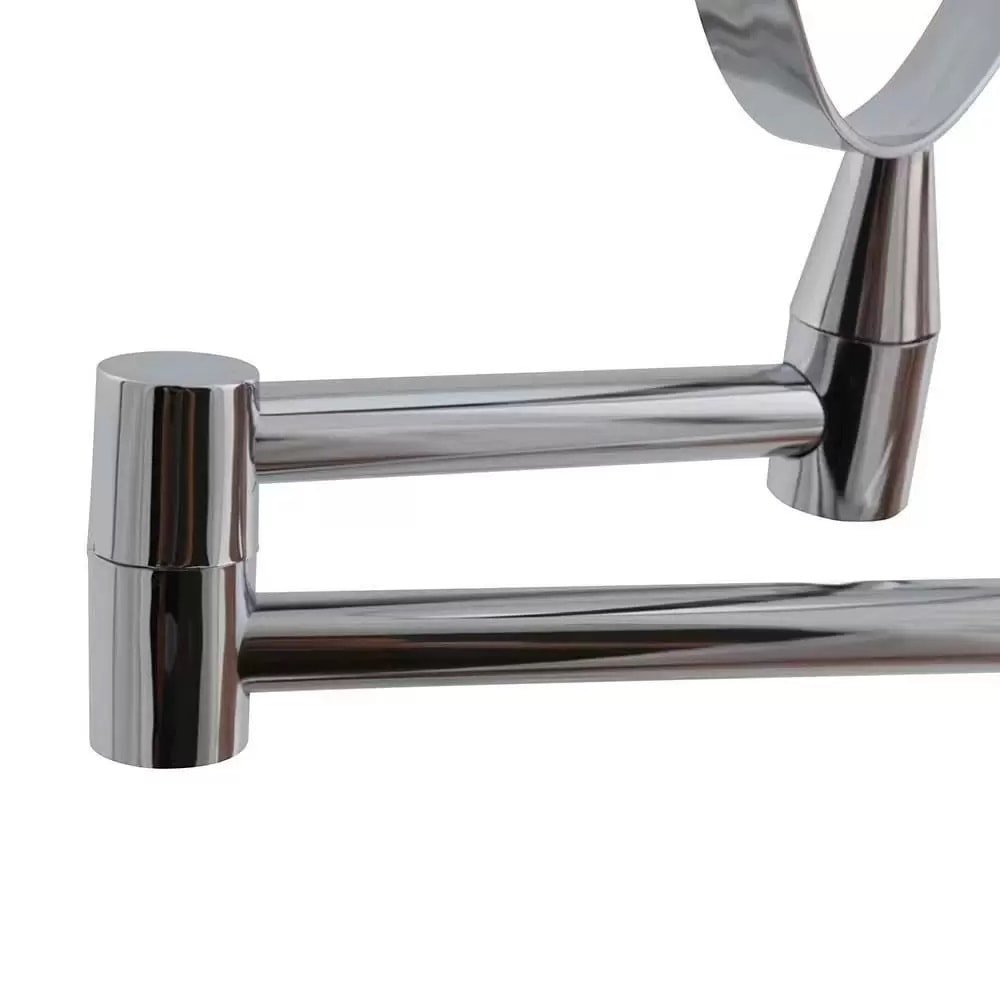 Espelho Mor Articulado Dupla Face Par 17cm - 8482