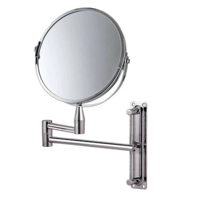 Espelho Mor Articulado Dupla Face Par 17cm - 8482