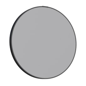 Espelho para Banheiro Cozimax Luna Redondo 50cm Preto - 101460