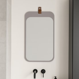 Espelho para Banheiro MGM Monet 48x80,5cm Platina - 22470.63