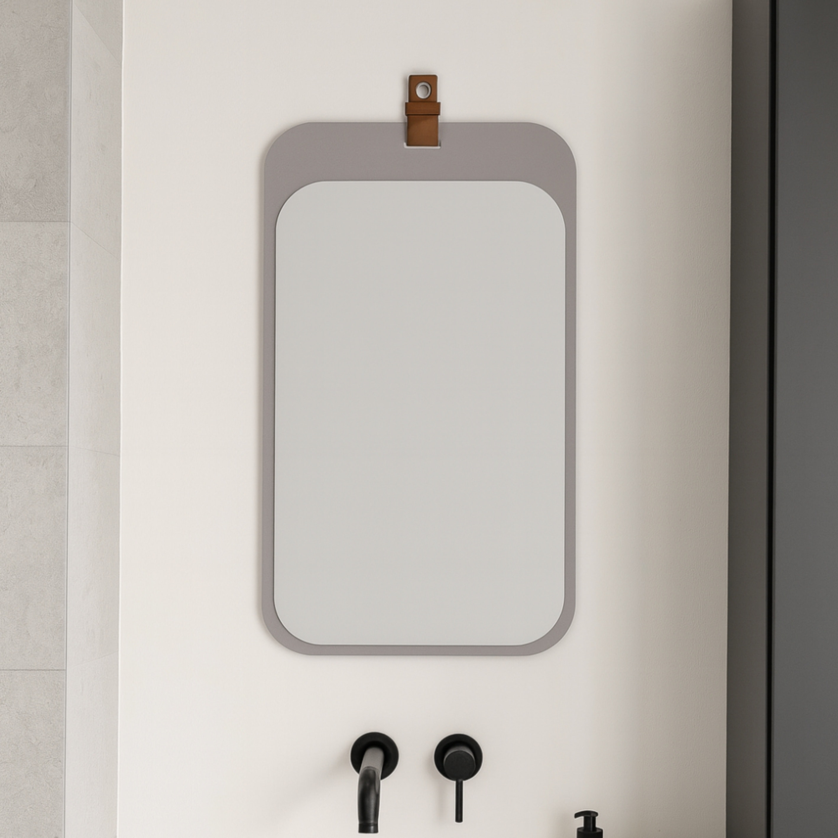 Espelho para Banheiro MGM Monet 48x80,5cm Platina - 22470.63