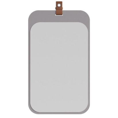 Espelho para Banheiro MGM Monet 48x80,5cm Platina - 22470.63