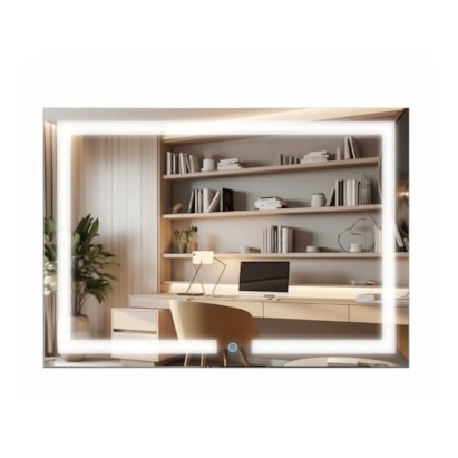 Espelho Reduna Touch Screen 50x70cm Retângular com LED - PD1659