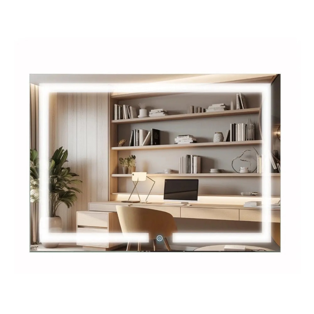 Espelho Reduna Touch Screen 50x70cm Retângular com LED - PD1659