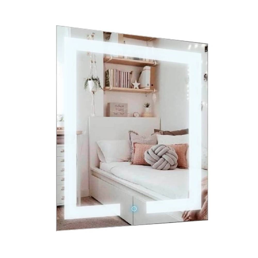 Espelho Reduna Touch Screen 60x60cm Quadrado com LED - PD2145