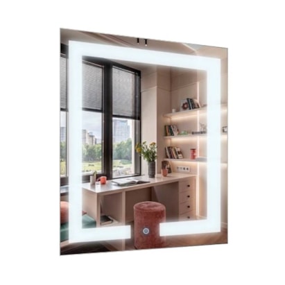 Espelho Reduna Touch Screen 60x60cm Quadrado com LED - PD2145
