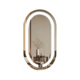 Espelho Reduna Touch Screen 75x50cm Oval com LED - PD1668