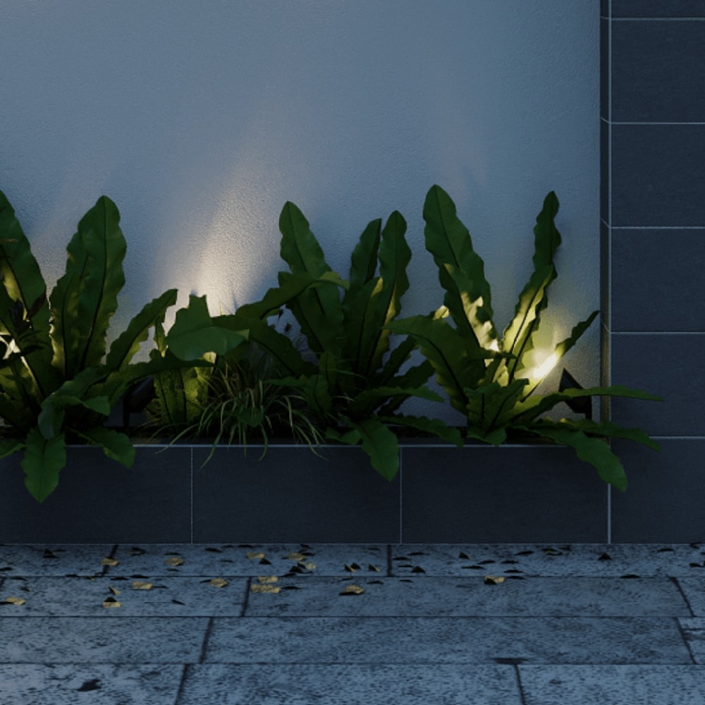 Espeto de Jardim LED Blumenau Lior 7W GU10 MR16 IP65 34cm Preto - 12086501