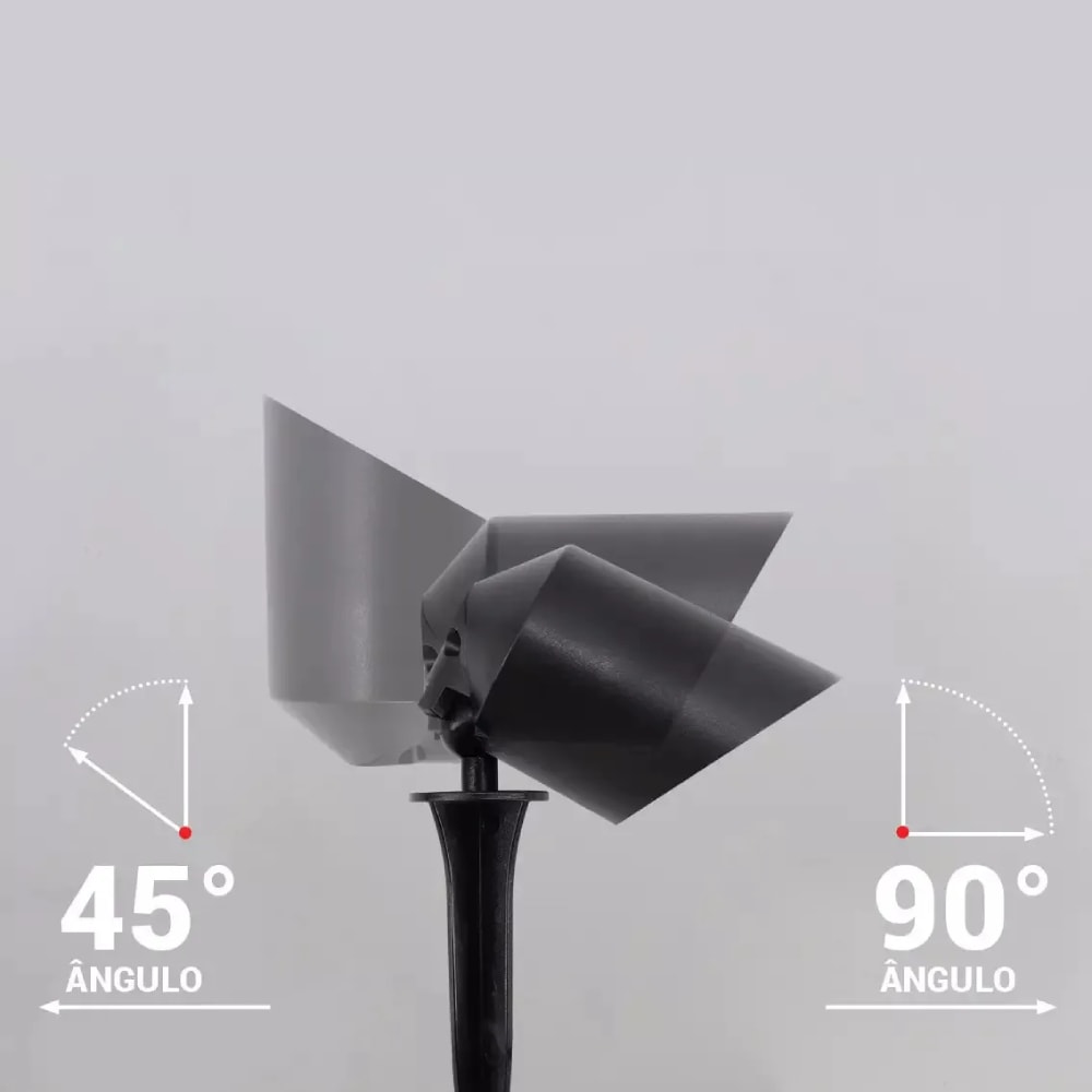 Espeto LED MBLED 7W 3000K Preto Ip65 - 6165