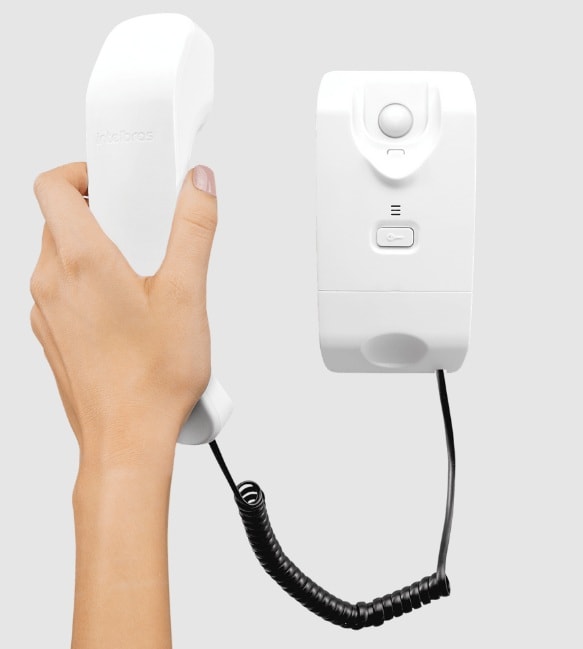 Extensão de Áudio para Video Porteiro Intelbras Branco - 14160