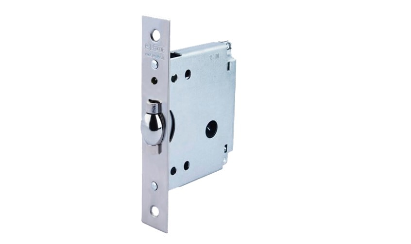 Fechadura Auxiliar Trinco Rolete La Fonte 5050 Cromado - 14104/008