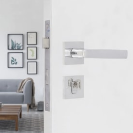 Fechadura de Porta Externa Pado Acqua Star 55mm RQ2 Cromada - 54019756