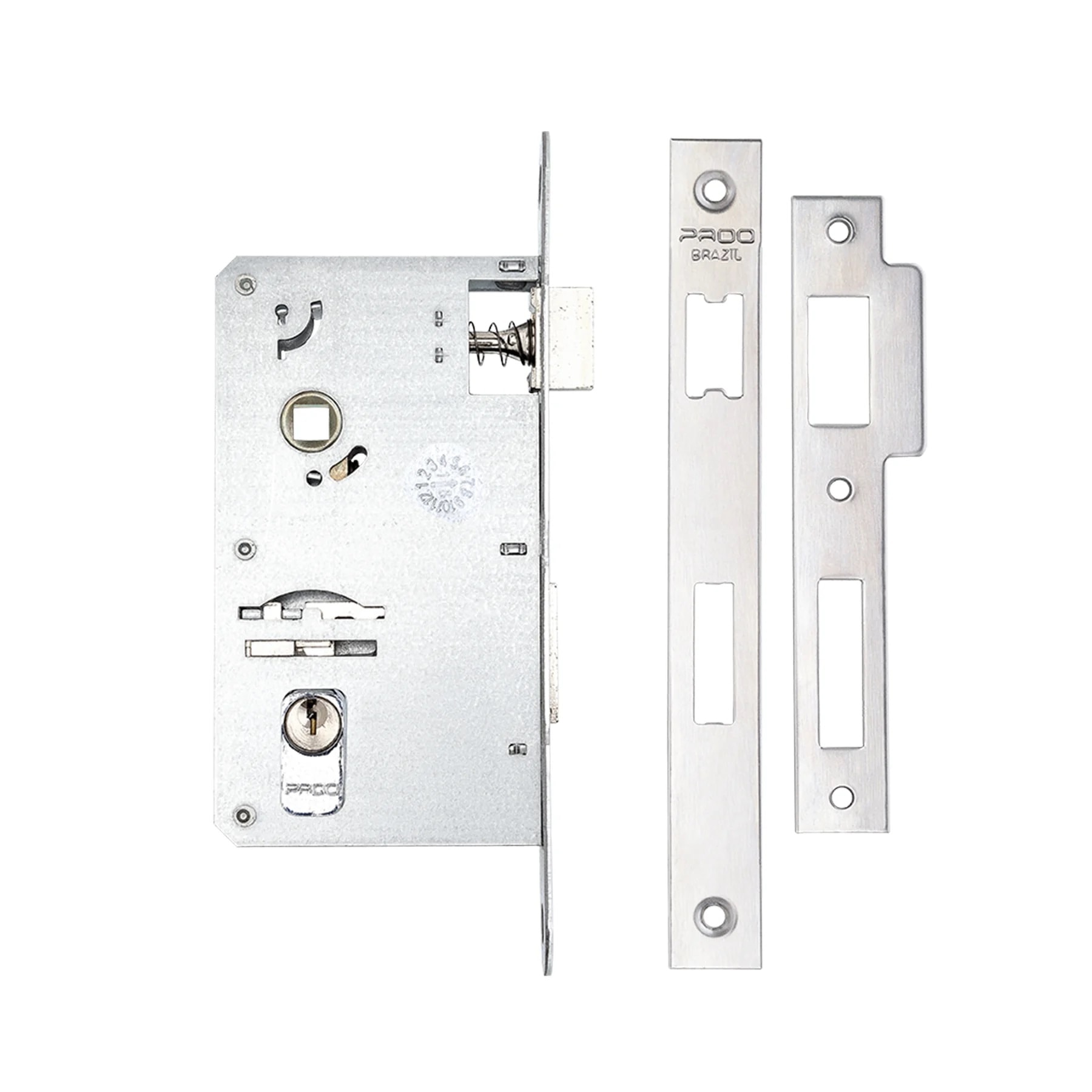 Fechadura de Porta Externa Pado Acqua Star 55mm RQ2 Cromada - 54019756