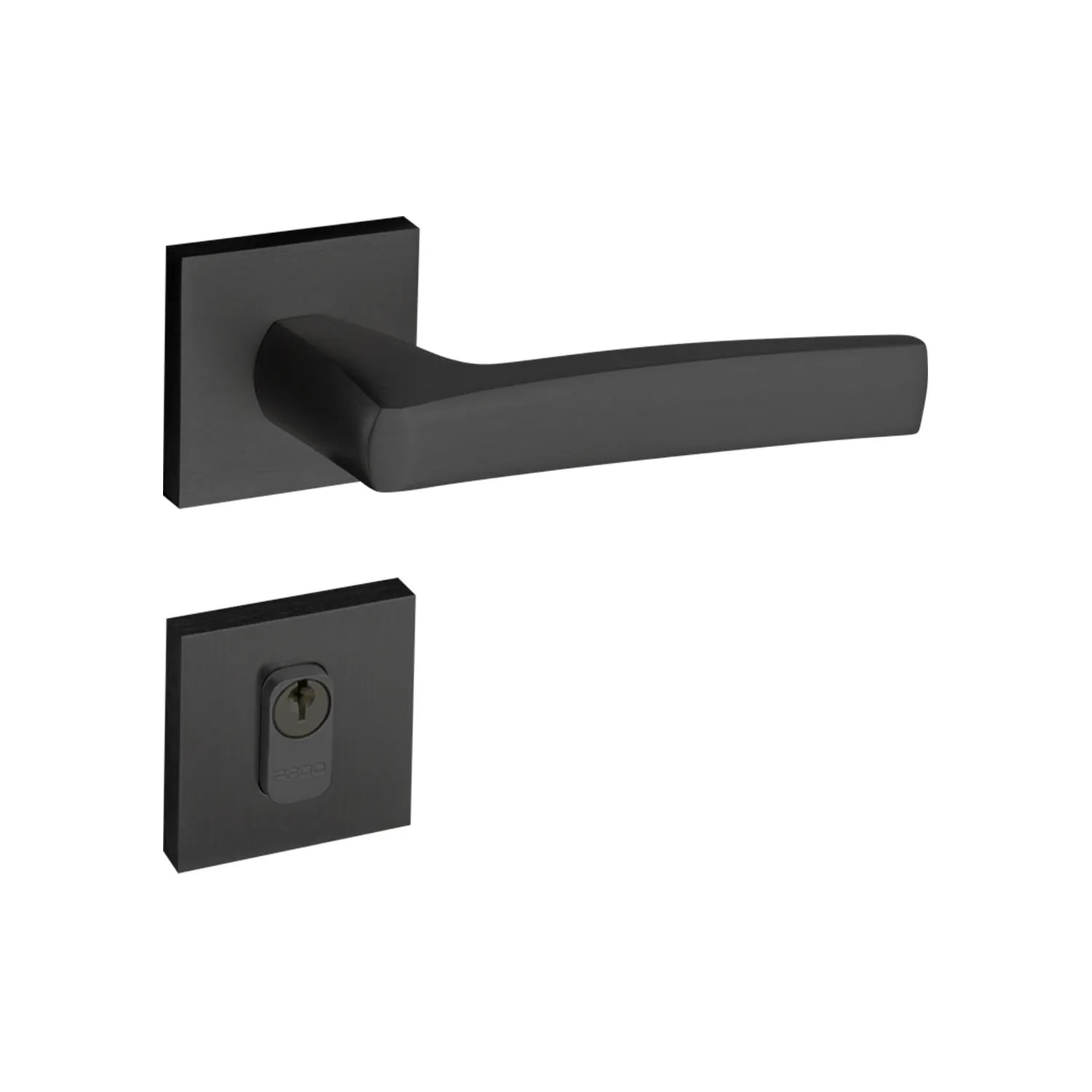 Fechadura de Porta Externa Pado Acqua Star 55mm RQ2 Preta - 54024884