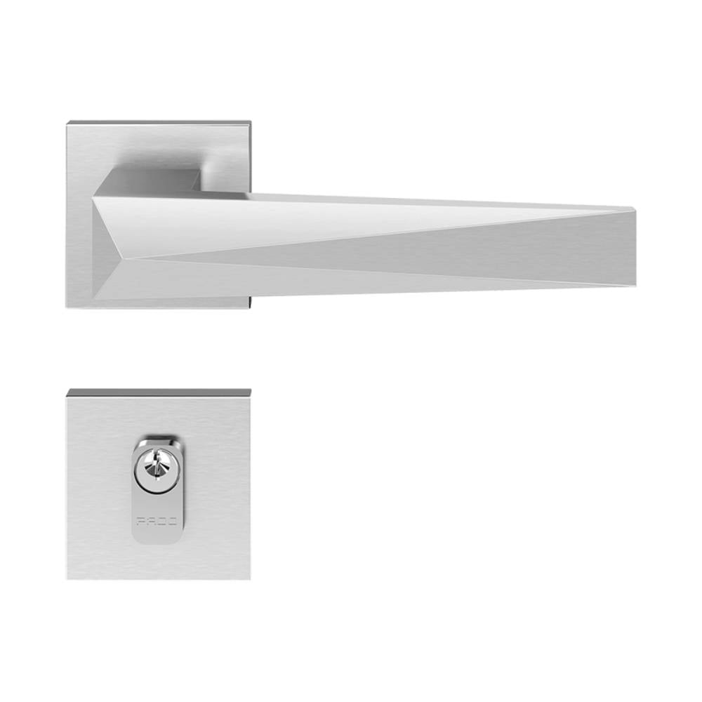 Fechadura de Porta Externa Pado Ascot 55mm RQ2 Cromado Acetinado - 54025113