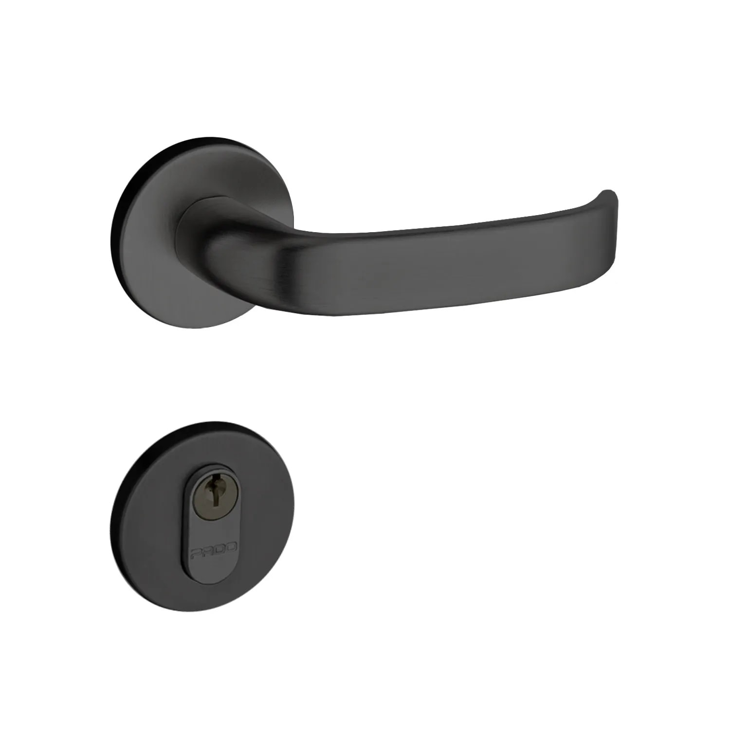 Fechadura de Porta Externa Pado Concept 40mm RR1 Preta - 54023935
