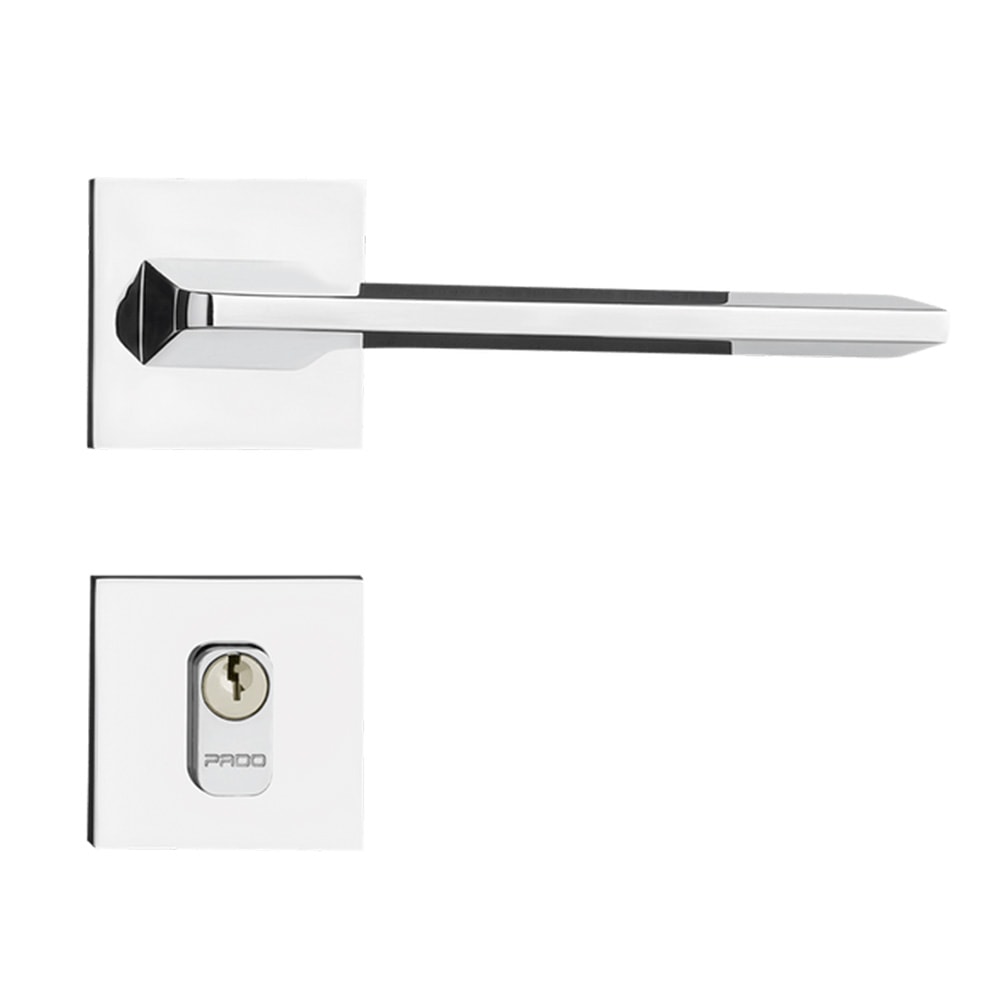 Fechadura de Porta externa Pado Sara 40mm RQ3 Cromado - 54024012
