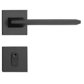 Fechadura de Porta Externa Pado Sara 40mm RQ3 Preto Escovado - 54024052