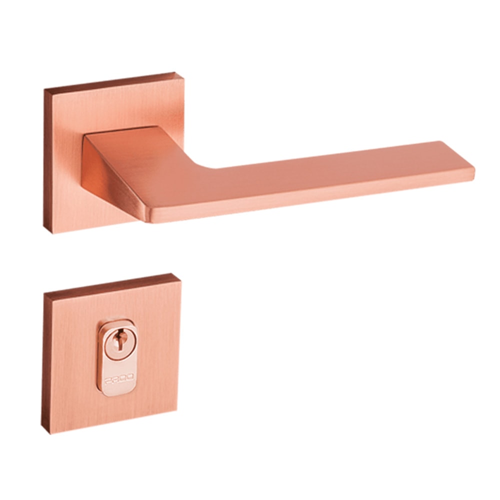 Fechadura de Porta Externa Pado Sara 40mm RQ3 Rose - 54024055