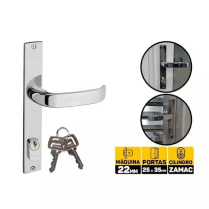 Fechadura de Porta Externa Pado Serralheiro Magnum 661-22SE - 54017623