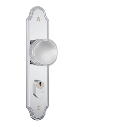 Fechadura de Porta Externa Stam Fano 803/02 40mm Inox Polido - 35015