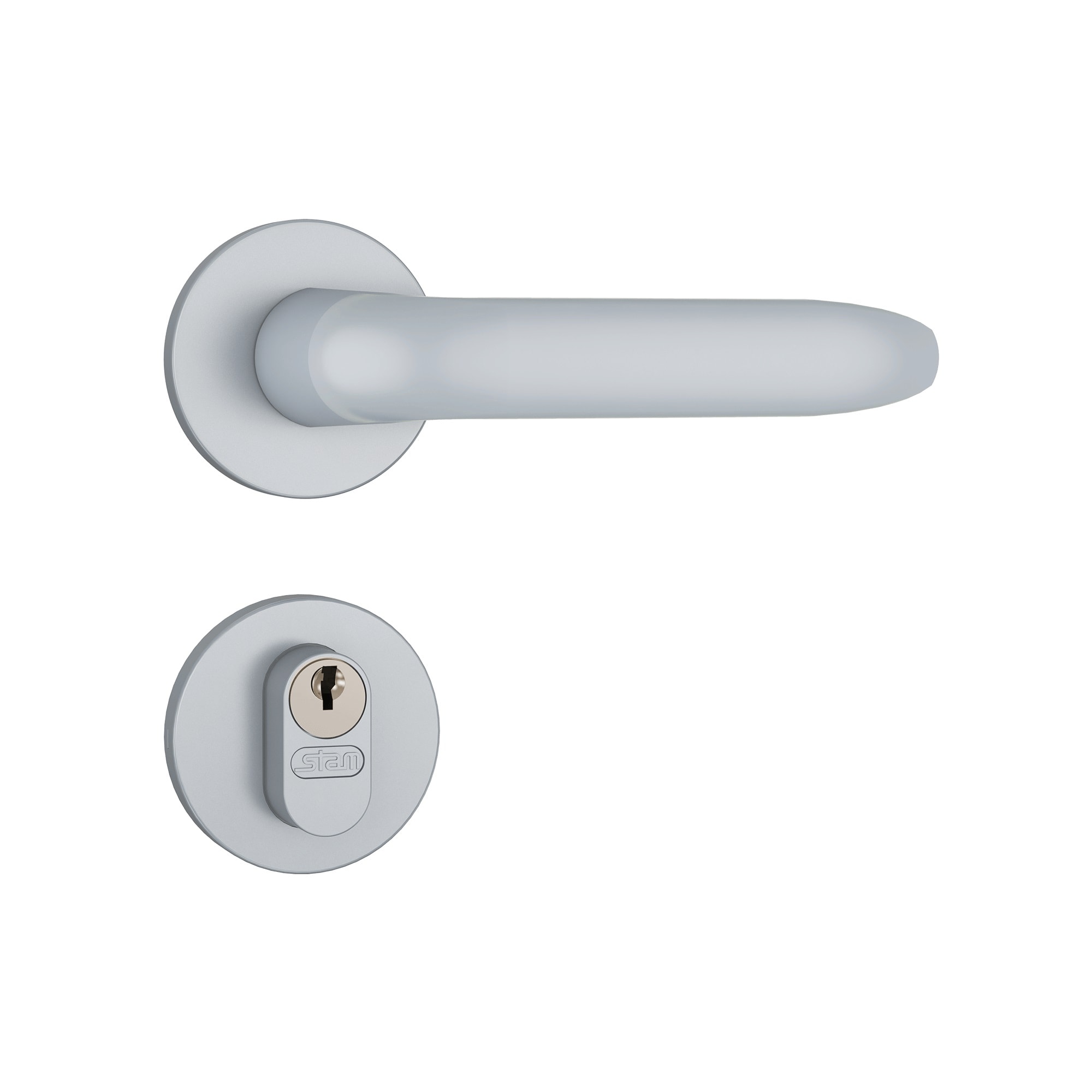 Fechadura de Porta Externa Stam Fano 803/11 40mm Acetinado - 35252