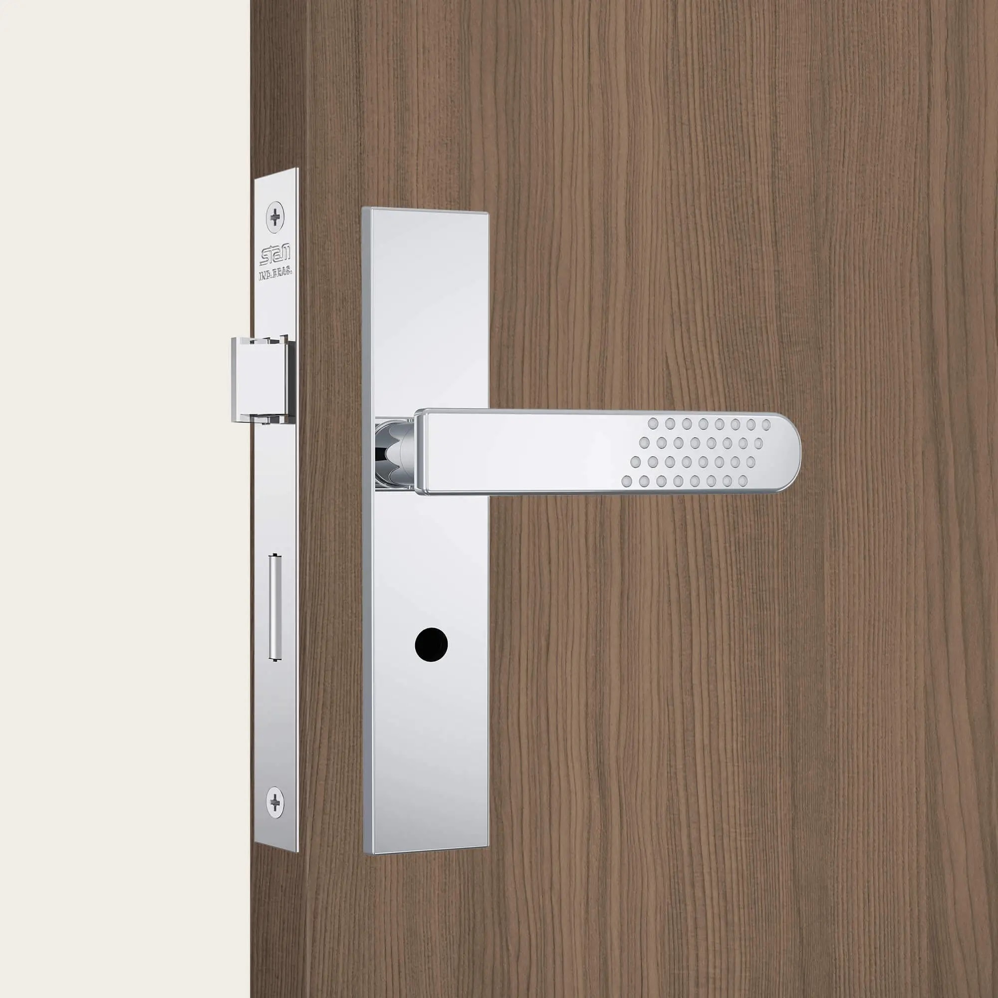 Fechadura de Porta Externa Stam Lucca 800/21 40mm Inox - 37682