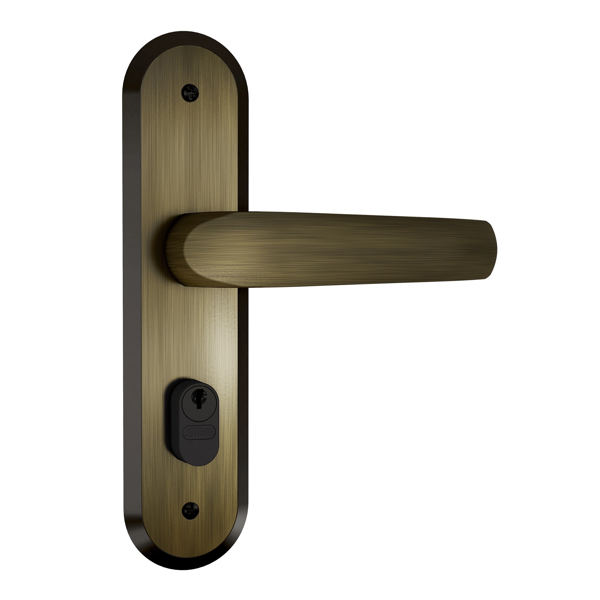 Fechadura de Porta Externa Stam Novara 1801/09 40mm Antique - 35276