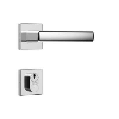 Fechadura de Porta Externa Stam Vega 40mm Inox Polido - 38242